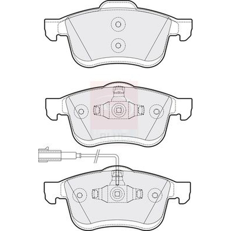 Apec Front Brake Pad Set PD3273
