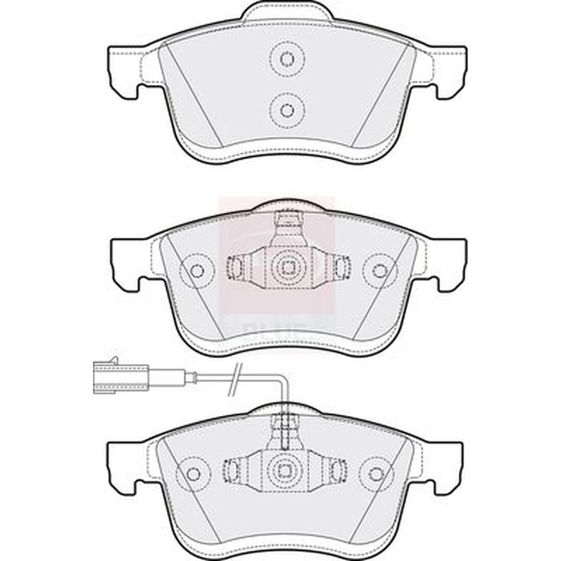 Apec Front Brake Pad Set PD3273