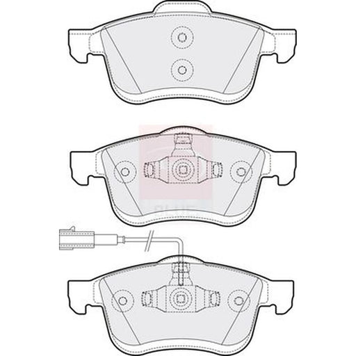 Apec Front Brake Pad Set PD3273