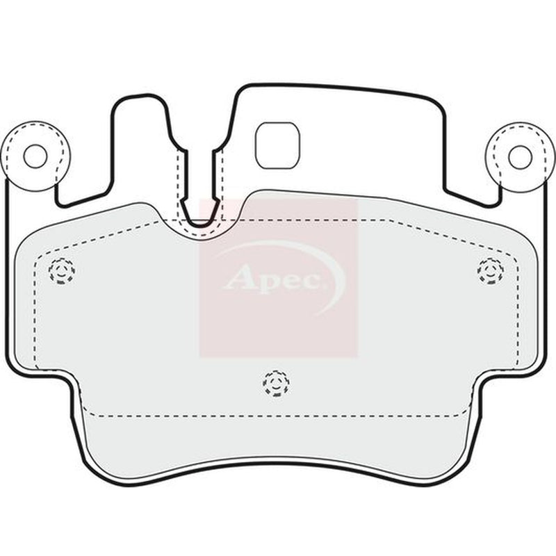 Apec Front Brake Pad Set PAD1423