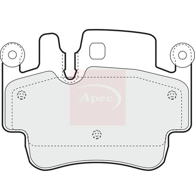 Apec Front Brake Pad Set PAD1423