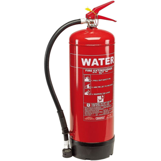 Draper Pressurized Water Fire Extinguisher, 9L 21675 Draper  - Town Parts