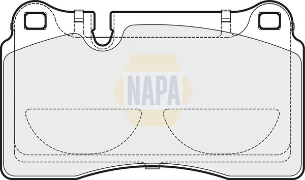 NAPA Front Brake Vented Discs & Pads fits FERRARI VW