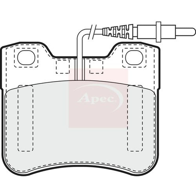 Apec Front Brake Pad Set PAD715