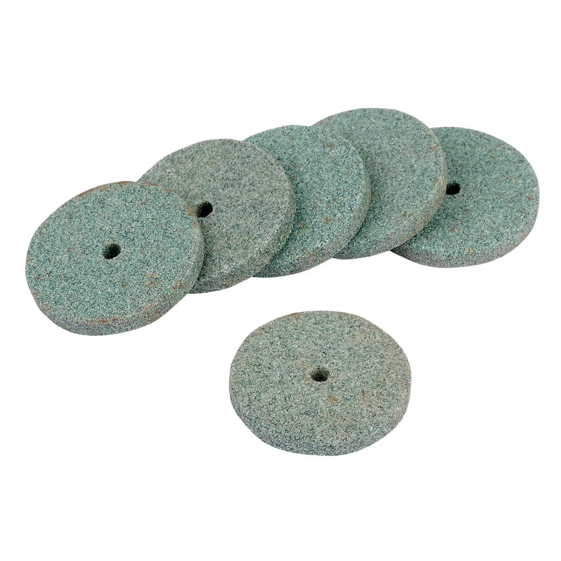 Draper Grinding Wheels Tube of 6 22mm 80 Grit