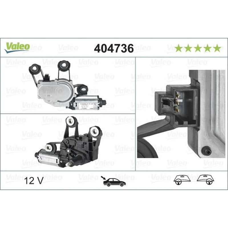 Valeo Front/Rear Wiper Motor Rear 404736