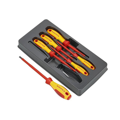 KNIPEX 00 20 12 V01 VDE Screwdriver Set, 6 Piece - 00 20 12 V01