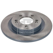 Febi 2 x Solid Rear Brake Discs 1000747