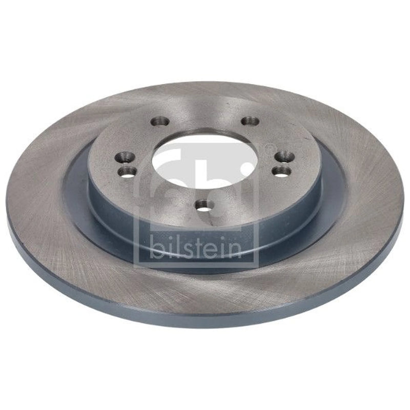 Febi 2 x Solid Rear Brake Discs 1000747