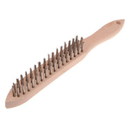 Faithfull 680/S3 Heavy-Duty Stainless Steel Scratch Brush - 3 Row - FAI680S3