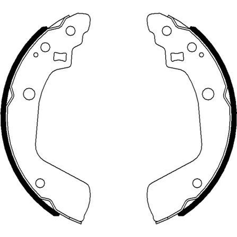 Textar Brake Shoe Set Axle Kit 91078600