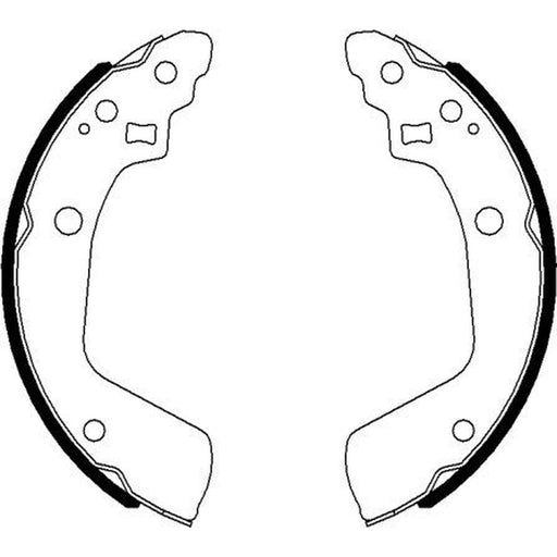Textar Brake Shoe Set Axle Kit 91078600