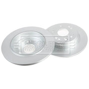 Borg & Beck 2 x Solid Rear Brake Discs BBD4590