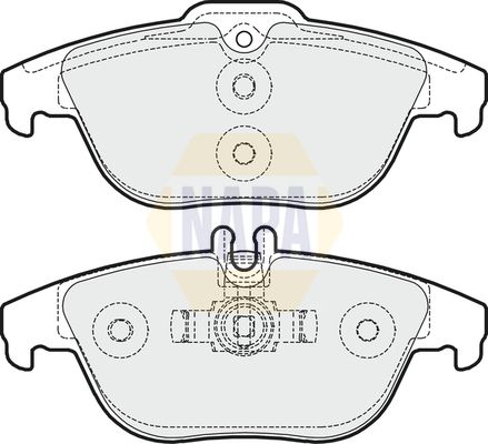 NAPA Front Vented & Rear Vented Brake Discs & Pads fits MERCEDES-BENZ