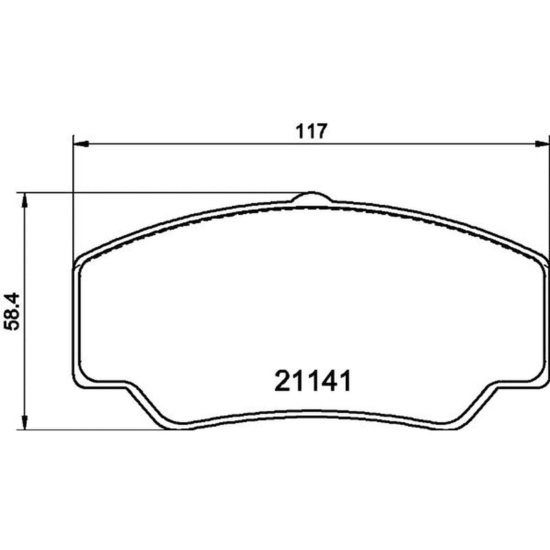 Mintex Front Brake Pad Set MDB1341