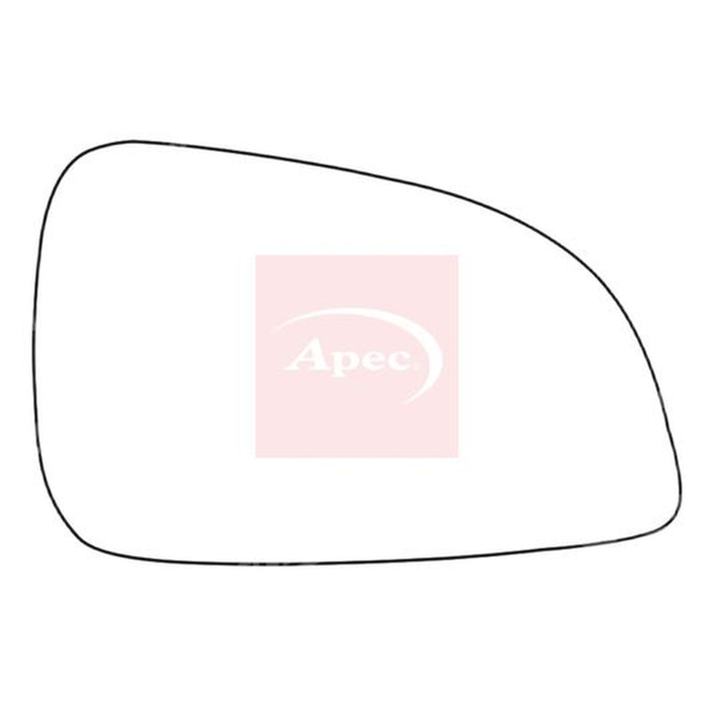 Apec Exterior Wing Mirror Glass Right AMS2040