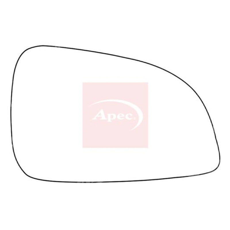 Apec Exterior Wing Mirror Glass Right AMS2040