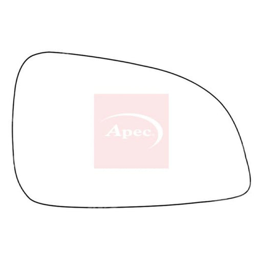 Apec Exterior Wing Mirror Glass Right AMS2040