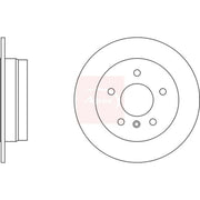 Apec 2 x Solid Rear Brake Discs DSK2241