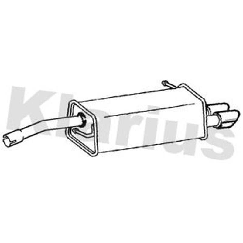 Klarius Box With Tail Pipe Rear FE1181D