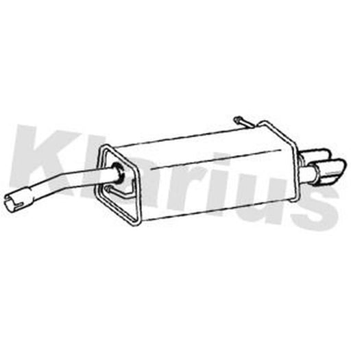 Klarius Box With Tail Pipe Rear FE1181D