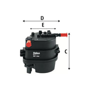 Valeo Fuel Filter Element 587534