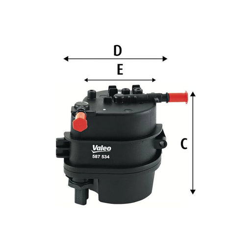 Valeo Fuel Filter Element 587534