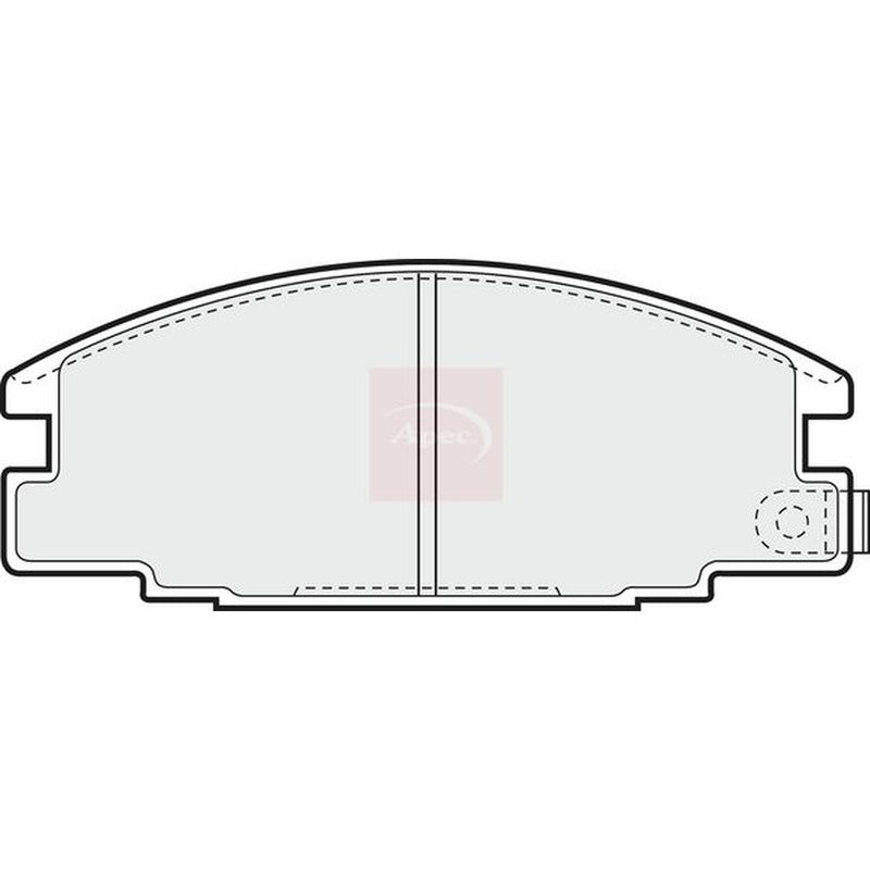 Apec Front Brake Pad Set PAD653