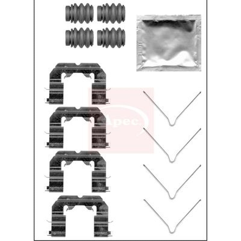 Apec Brake Pad Accessory Fitting Kit Front KIT1353