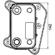 Mahle Engine Oil Cooler CLC 38 000P