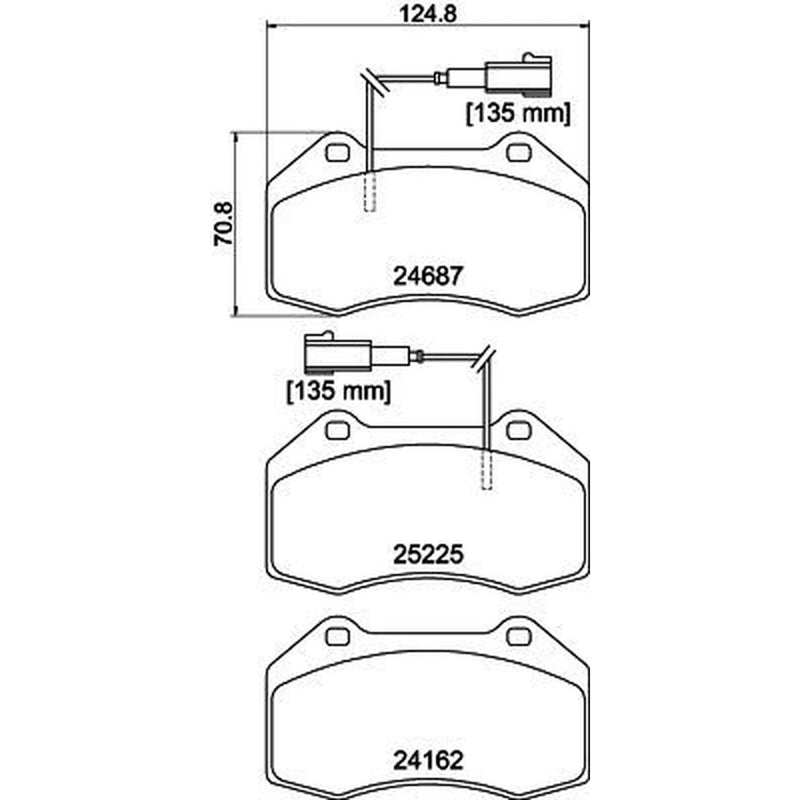 DON Front Brake Pad Set PCP2088