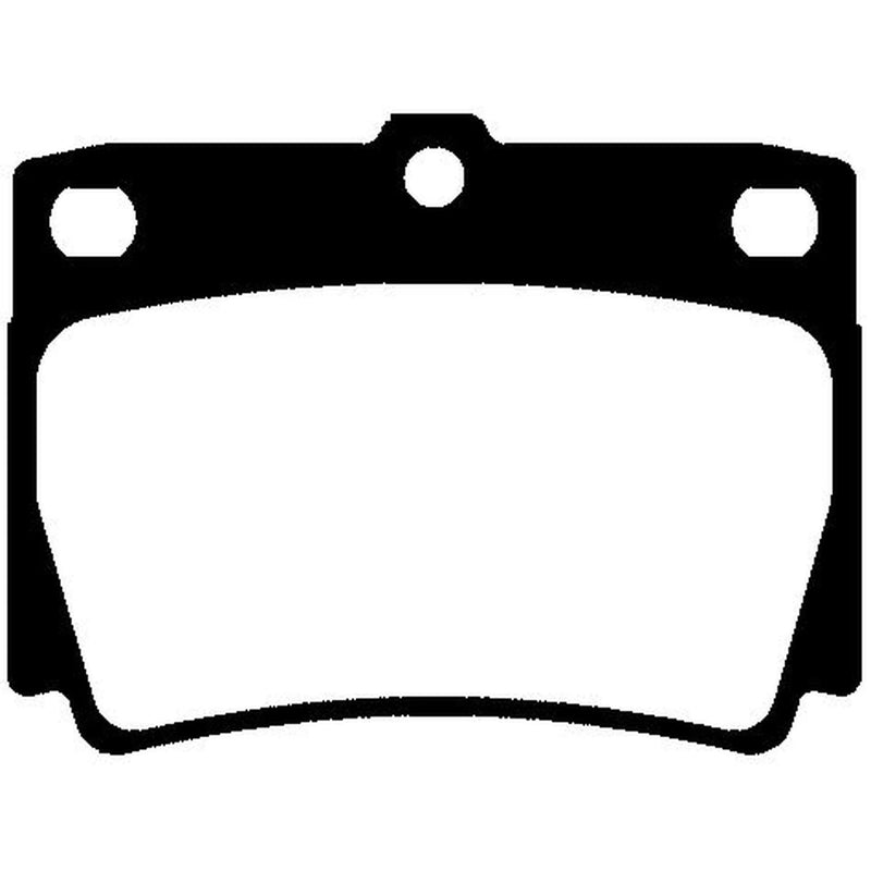 Abtex Rear Brake Pad Set PLU3769