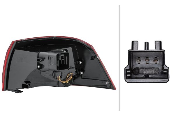 Hella 2SD 010 970-031 Tail Light Assembly