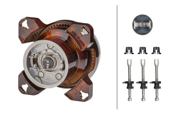 Hella Insert, high beam headlight Right 1K0 008 191-047 11074966