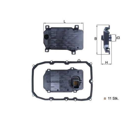 Mahle Automatic Transmission Hydraulic Filter HX 187KIT