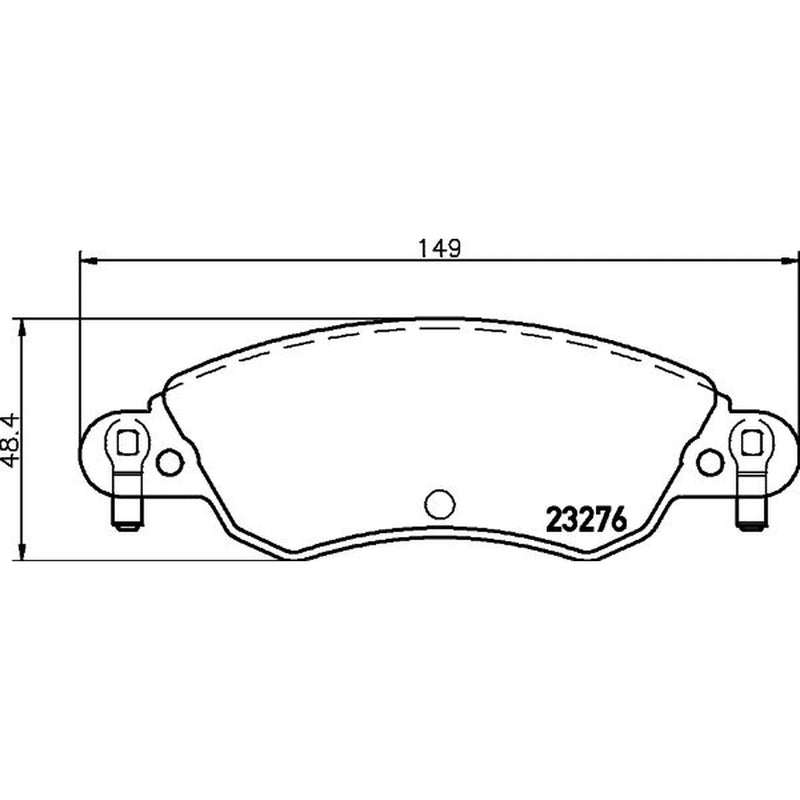 DON Front Brake Pad Set PCP1923