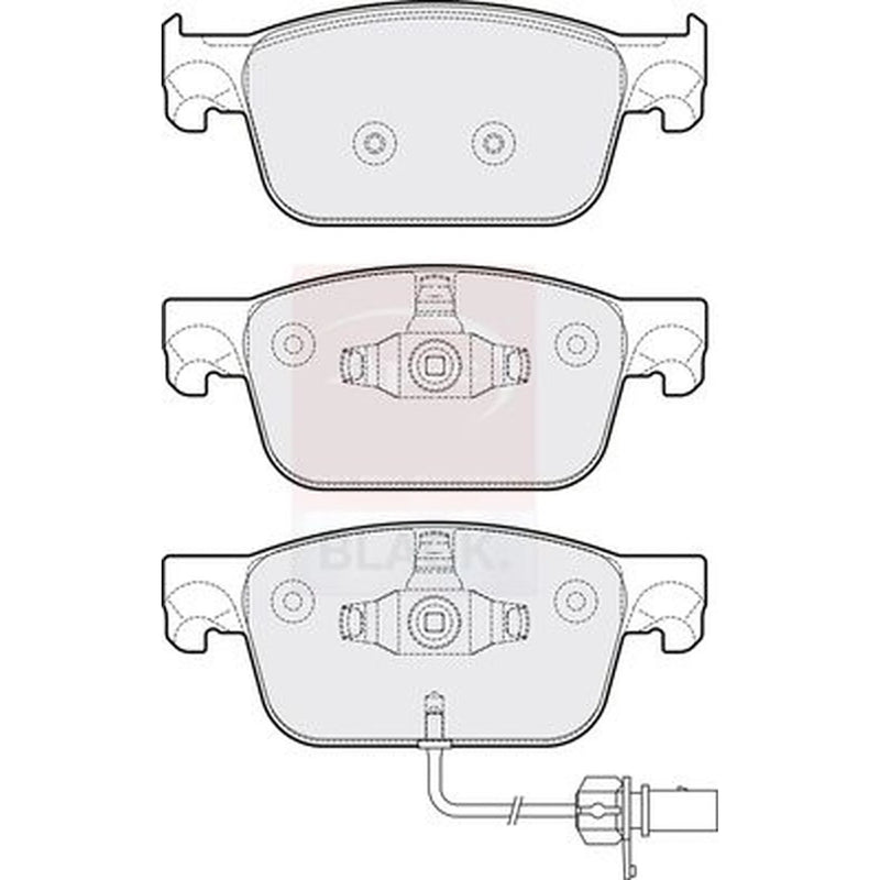 Apec Front Brake Pad Set PAD2150B
