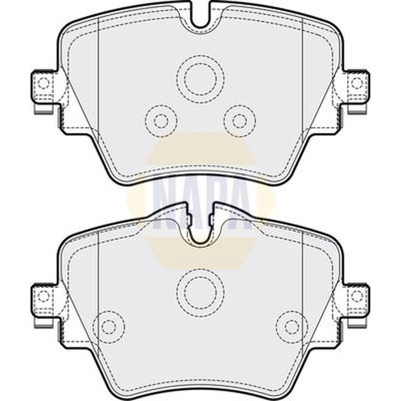 NAPA Front Brake Pad Set NBP1383