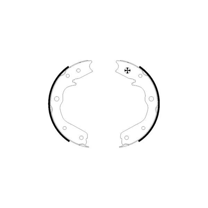 Textar Parking Brake Shoe Set 91059200