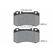 Textar Rear Brake Pad Set 2347801
