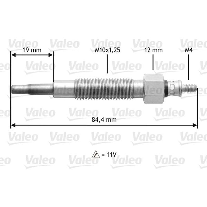 Valeo Diesel Engine Glow Plug 345145