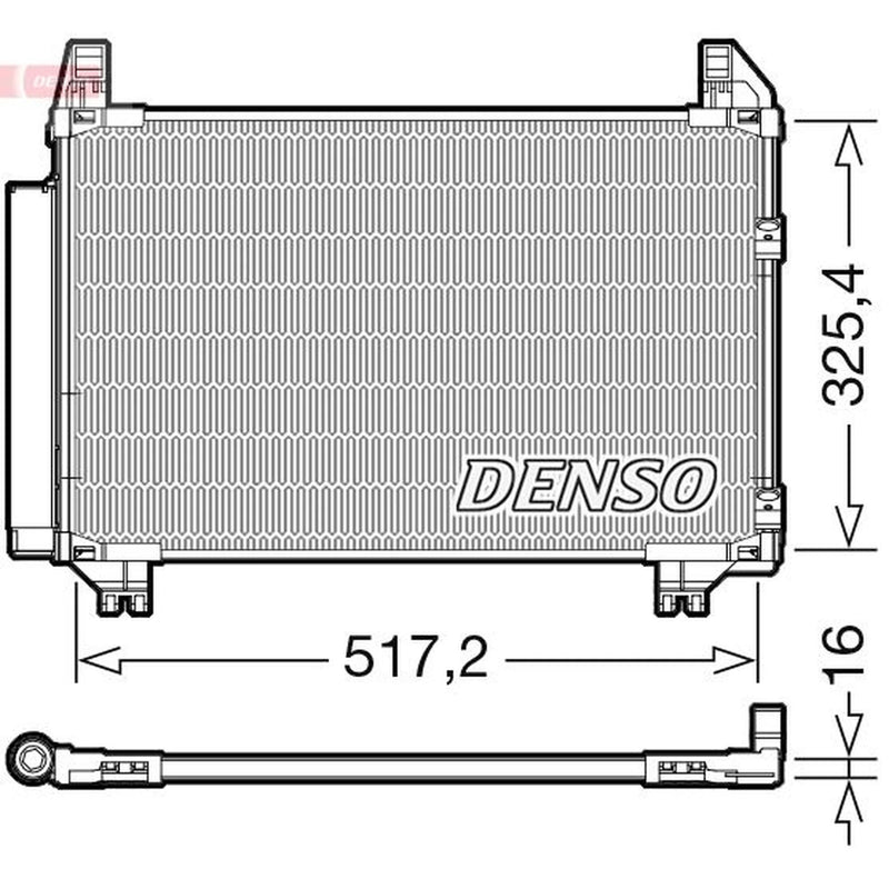 Denso Air Conditioning Condenser DCN50101