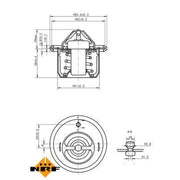 NRF Thermostat,Coolant 725152