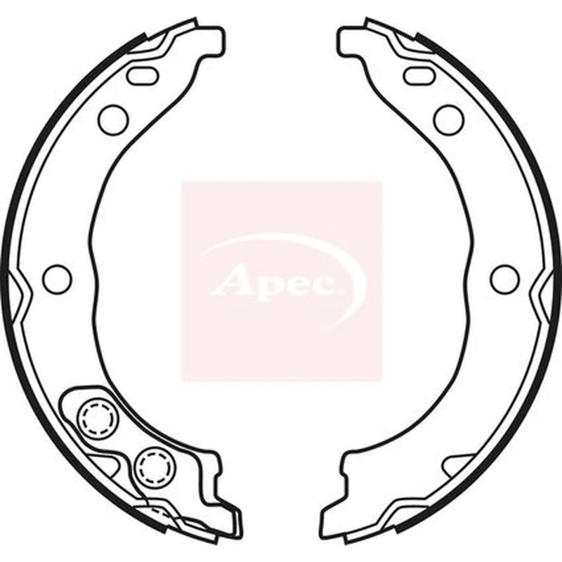 Apec Parking Brake Shoe Set SHU696