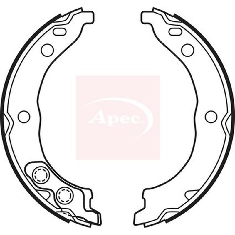 Apec Parking Brake Shoe Set SHU696