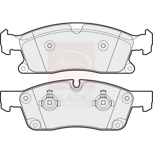 Apec Front Brake Pad Set PAD1924B