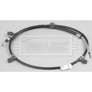 Borg & Beck Handbrake Cable Left Rear BKB2440