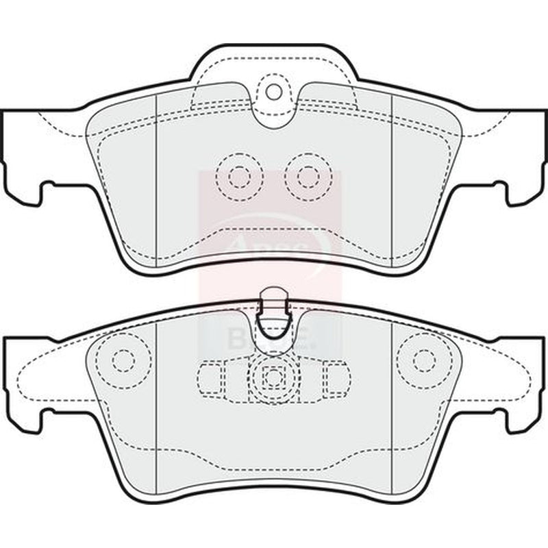 Apec Rear Brake Pad Set PD3590