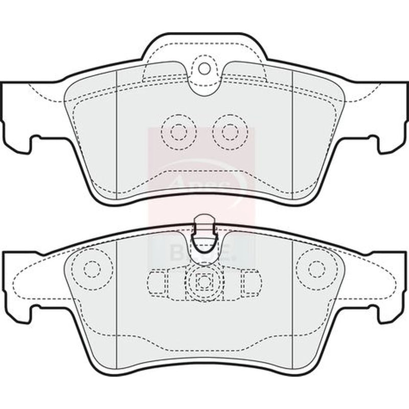 Apec Rear Brake Pad Set PD3590