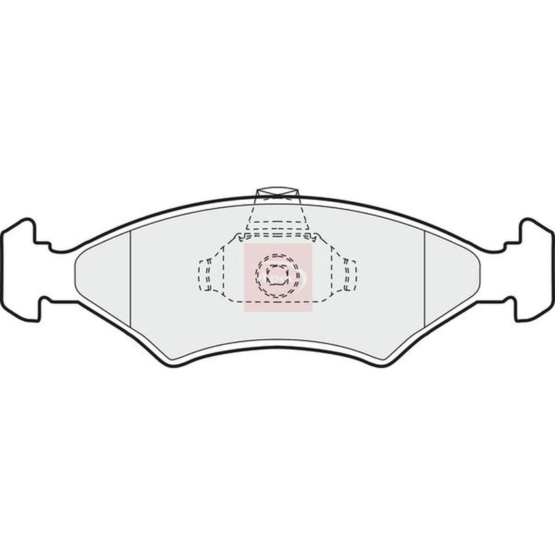 Apec Front Brake Pad Set PAD909